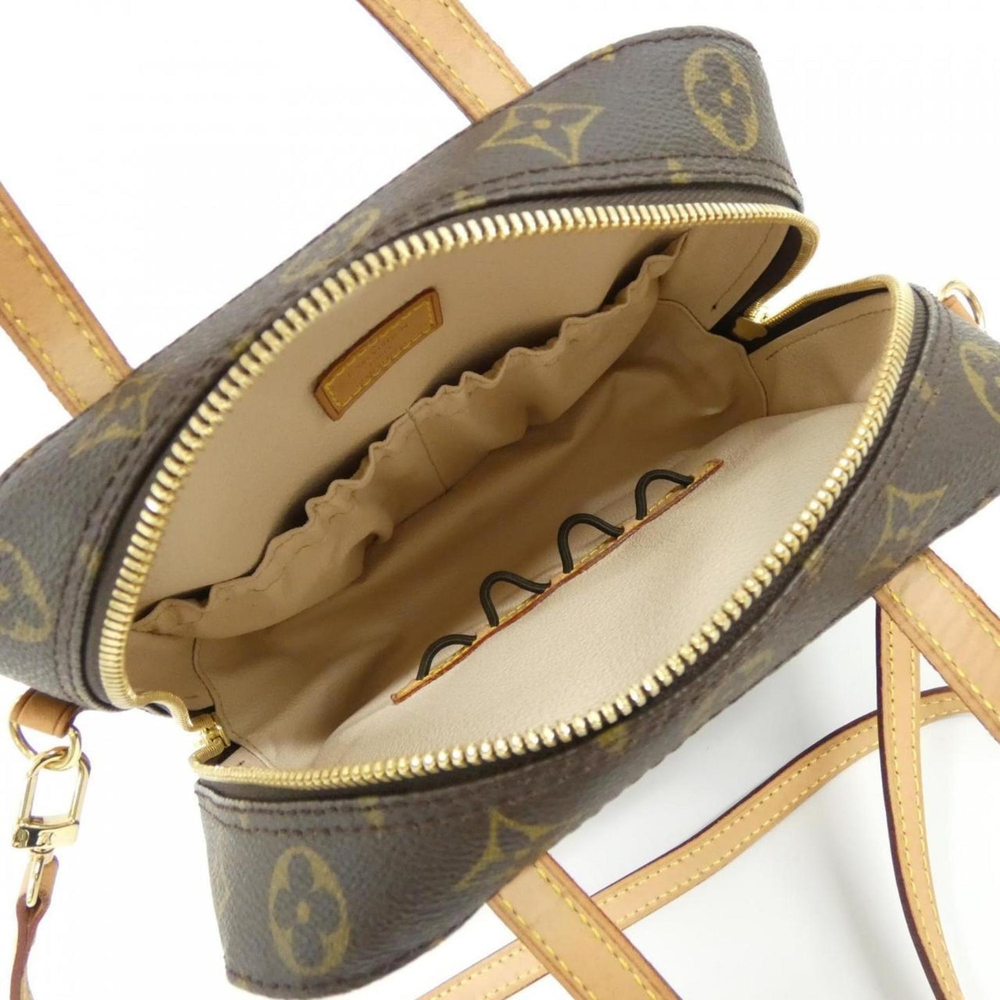 Louis Vuitton Spontini, Brown, Canvas, handbag