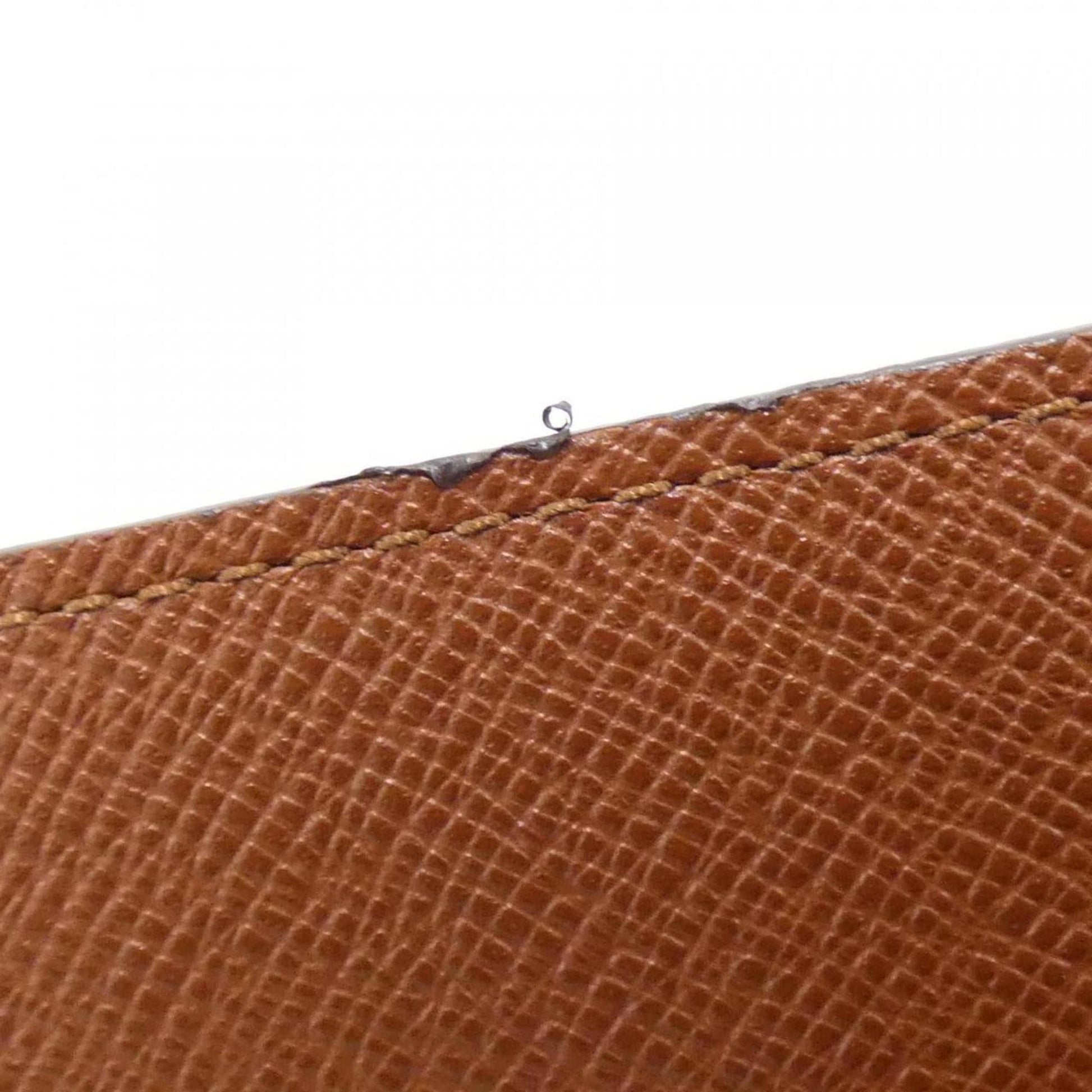 Louis Vuitton Porte Monnaie Credit, Brown, Canvas, wallet