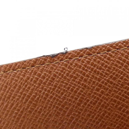 Louis Vuitton Porte Monnaie Credit, Brown, Canvas, wallet