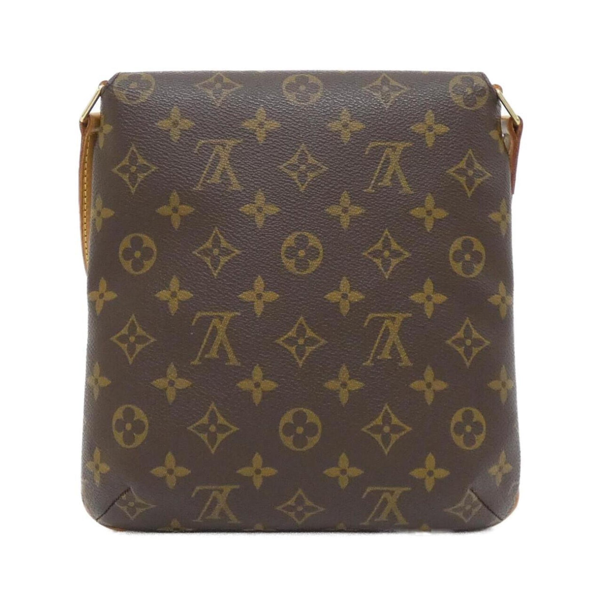 Louis Vuitton Musette Salsa, Brown, Canvas, shoulder