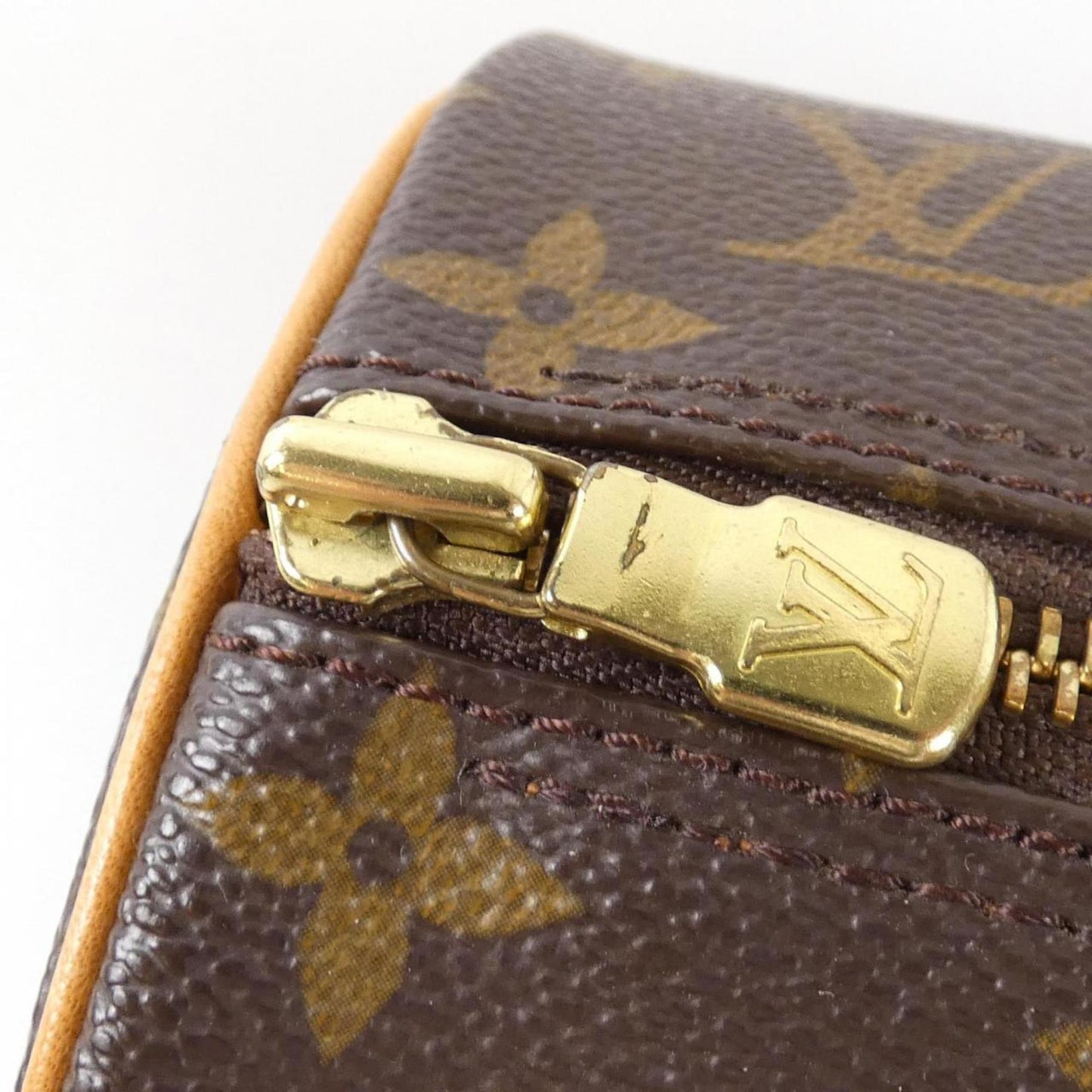Louis Vuitton Papillon 30, Brown, Canvas, handbag