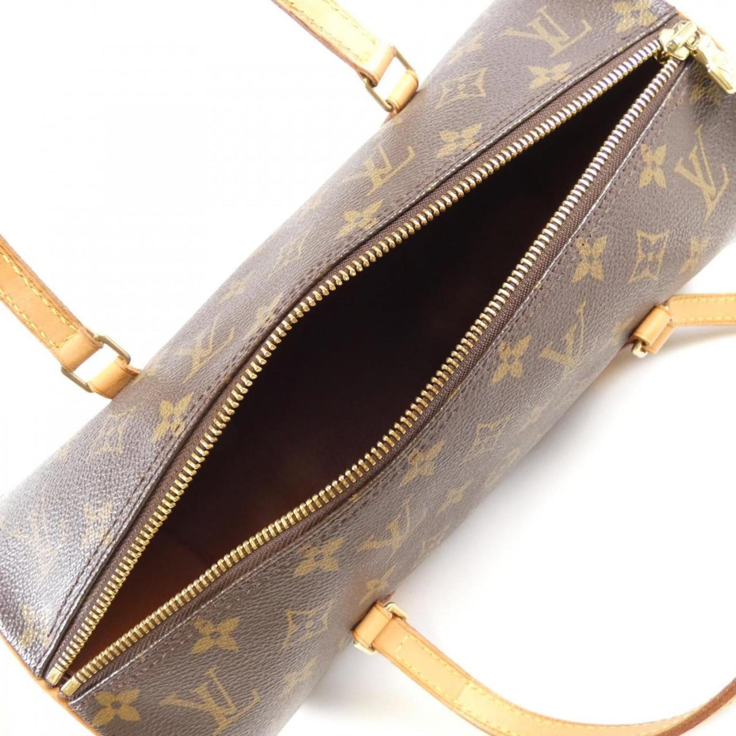 Louis Vuitton Papillon 30, Brown, Canvas, handbag