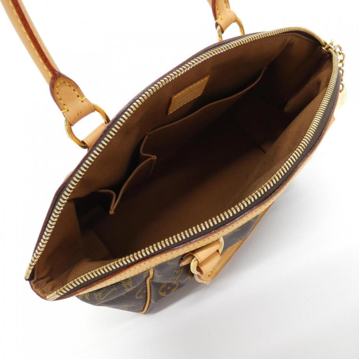 Louis Vuitton Tivoli, Brown, Canvas, handbag
