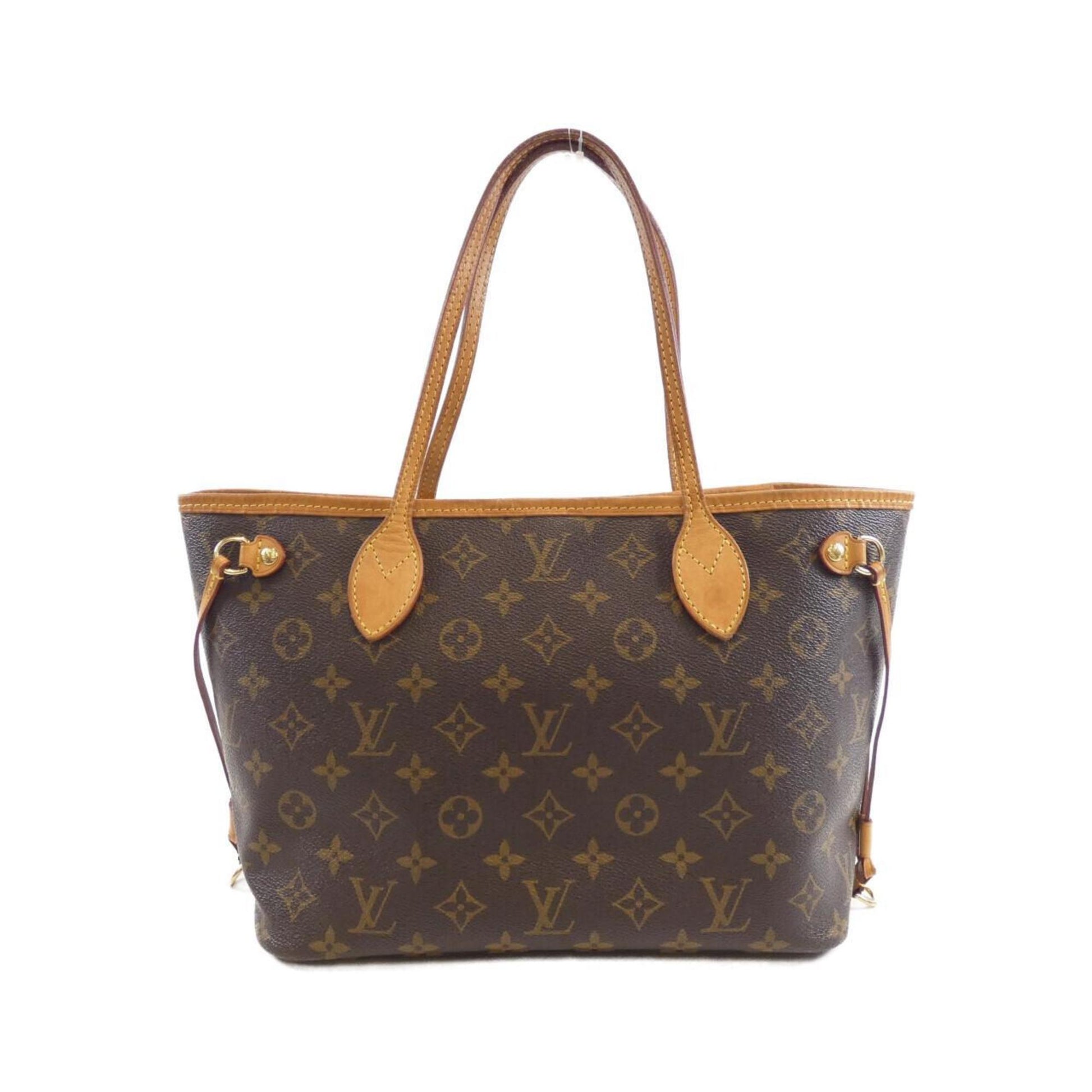 Louis Vuitton Neverfull PM, Brown, Canvas, tote