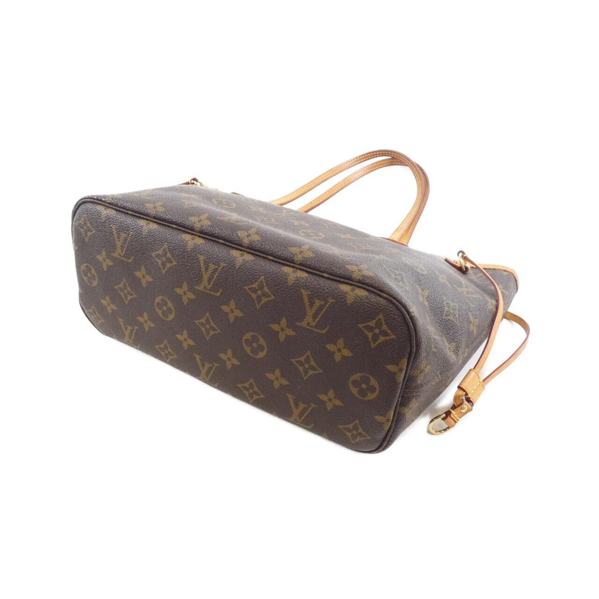 Louis Vuitton Neverfull PM, Brown, Canvas, tote