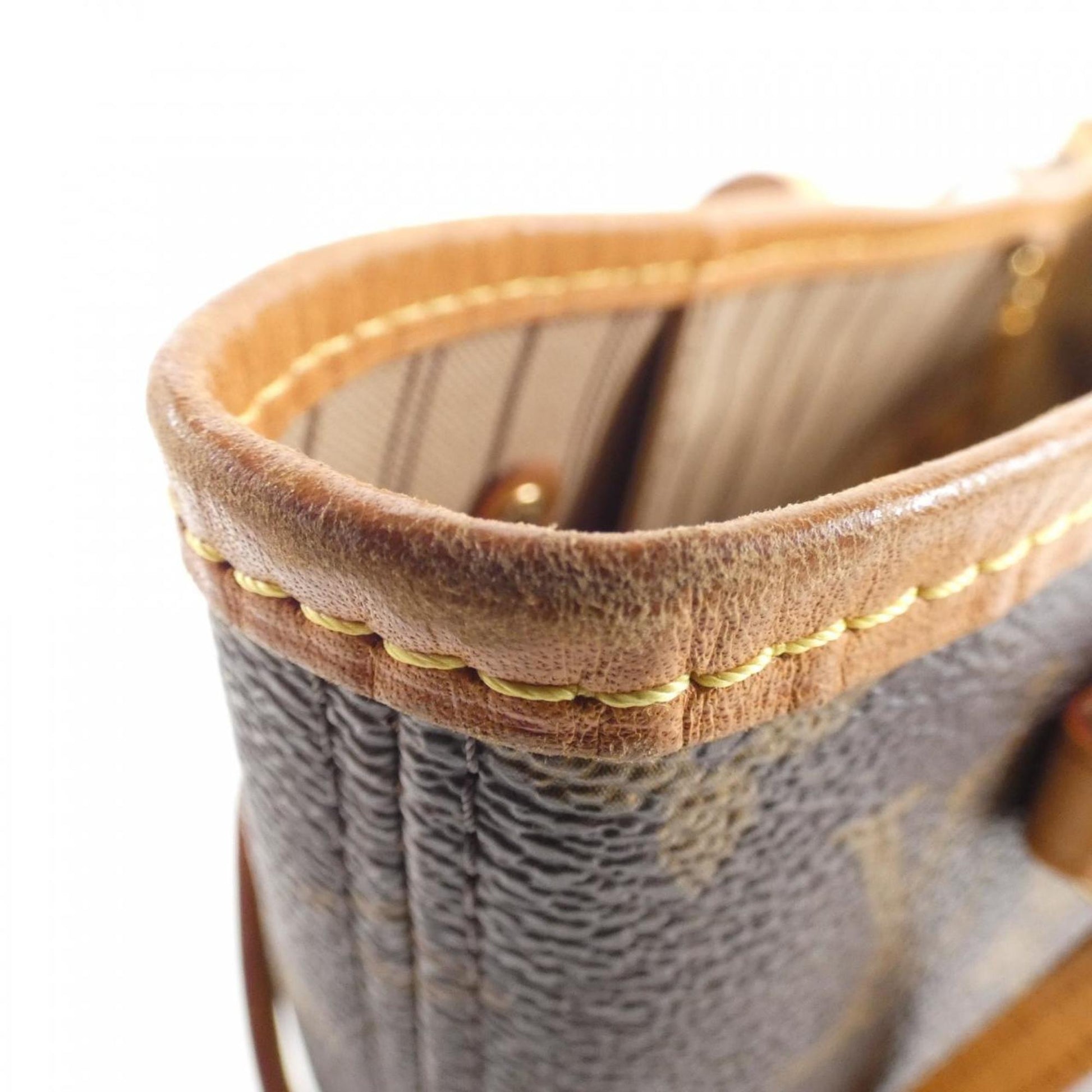 Louis Vuitton Neverfull PM, Brown, Canvas, tote