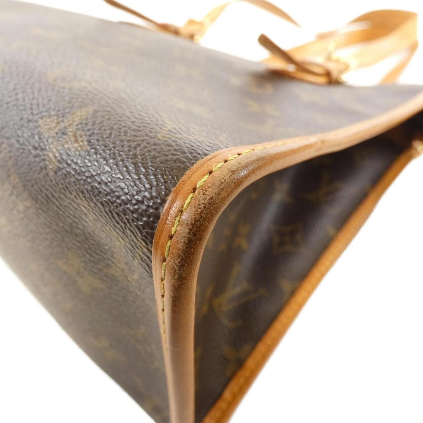 Louis Vuitton Popincourt, Brown, Canvas, shoulder