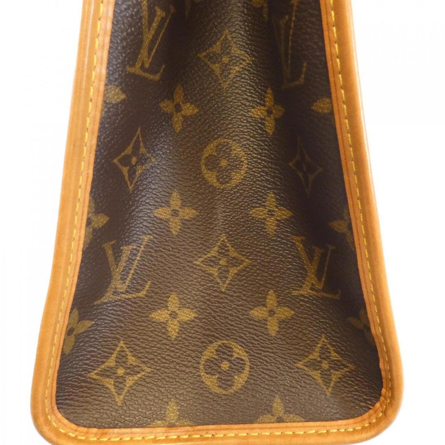 Louis Vuitton Popincourt, Brown, Canvas, shoulder