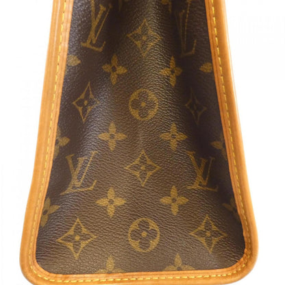 Louis Vuitton Popincourt, Brown, Canvas, shoulder