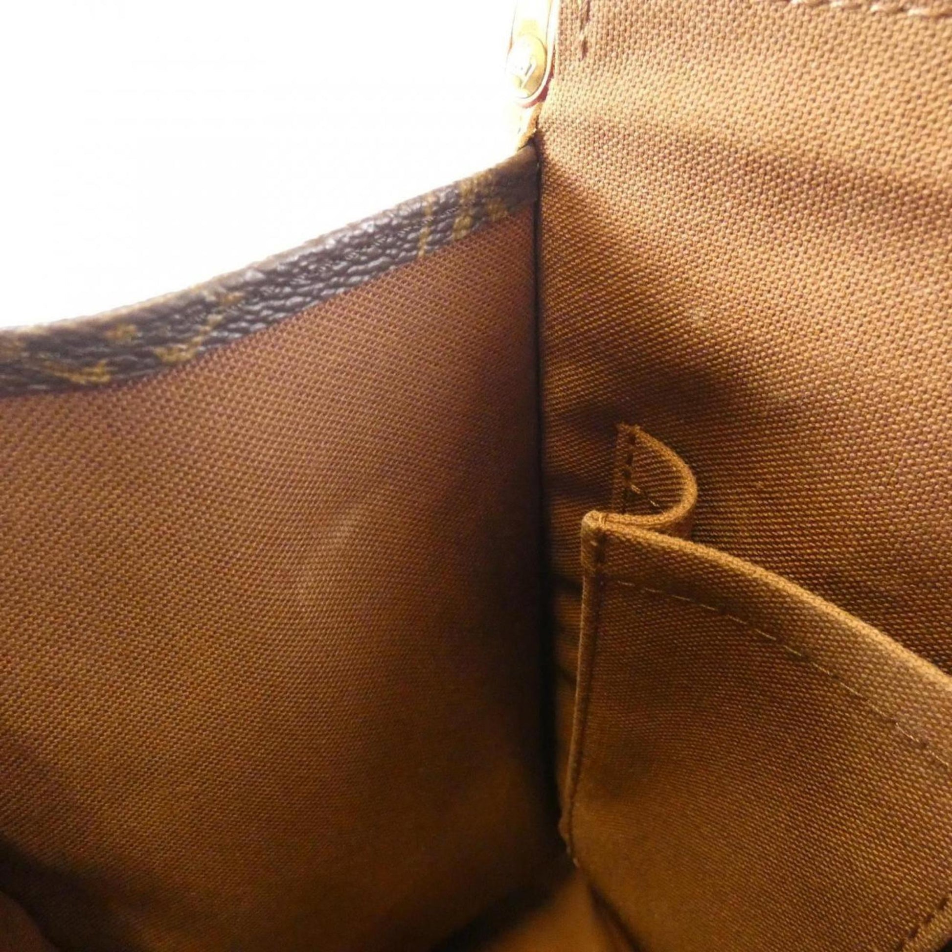 Louis Vuitton Popincourt, Brown, Canvas, shoulder