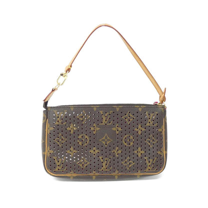 Louis Vuitton Pochette Accessoire, Brown, Canvas, clutch