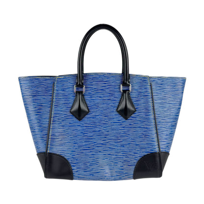 Louis Vuitton Phenix, Blue, Leather, handbag