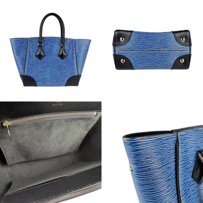 Louis Vuitton Phenix, Blue, Leather, handbag