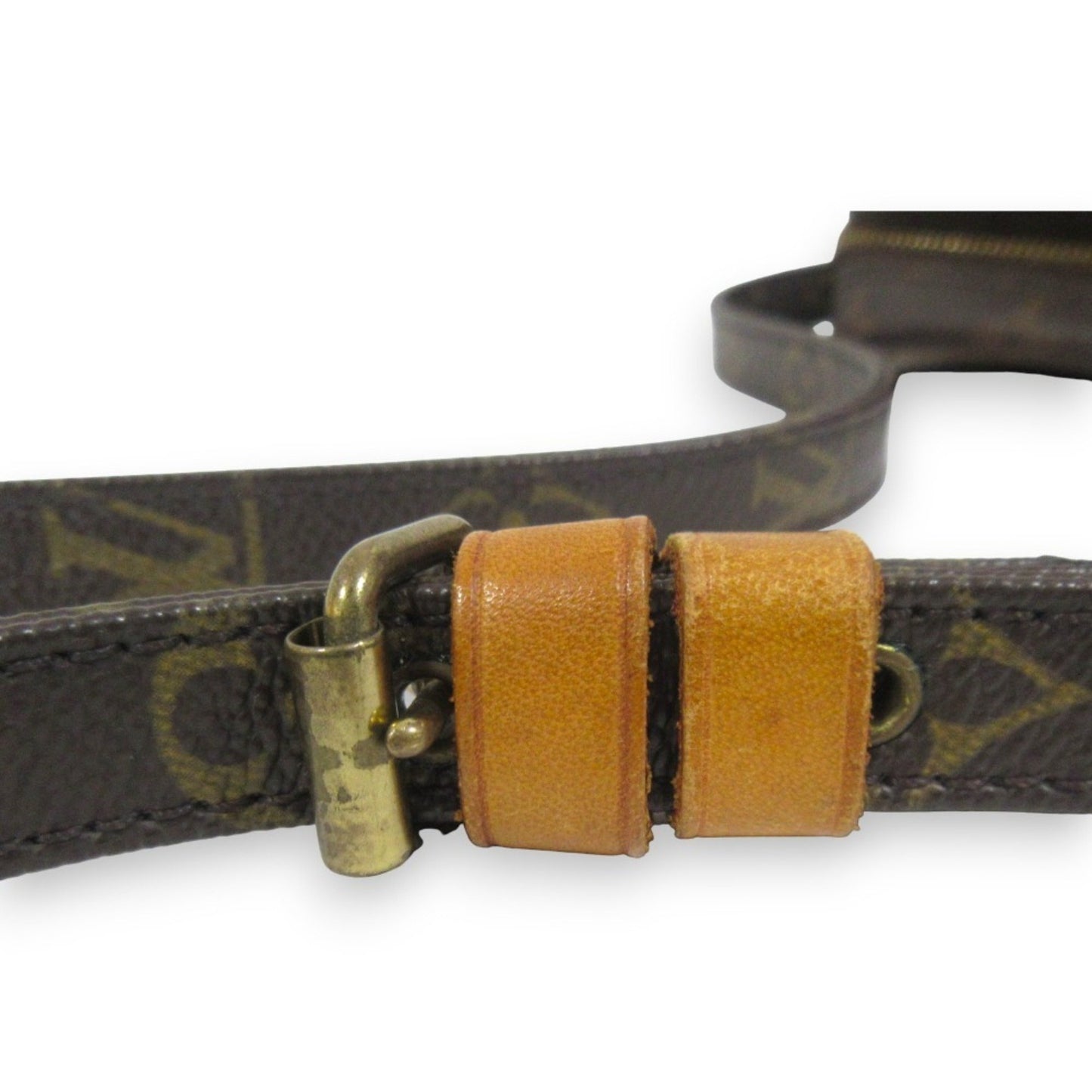 Louis Vuitton Amazon, Brown, Canvas, shoulder