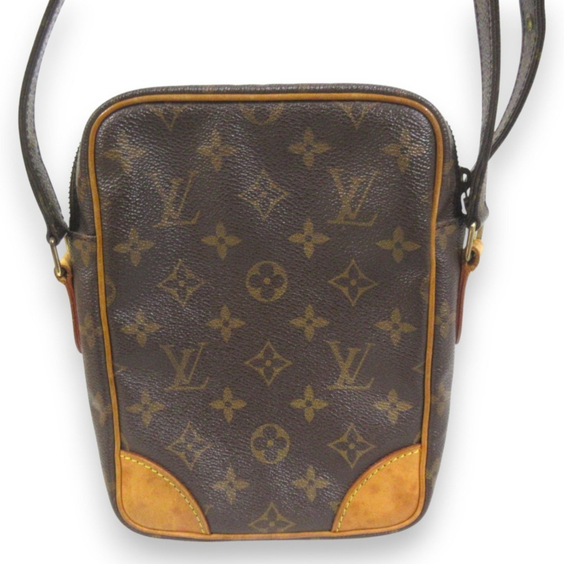 Louis Vuitton Amazon, Brown, Canvas, shoulder