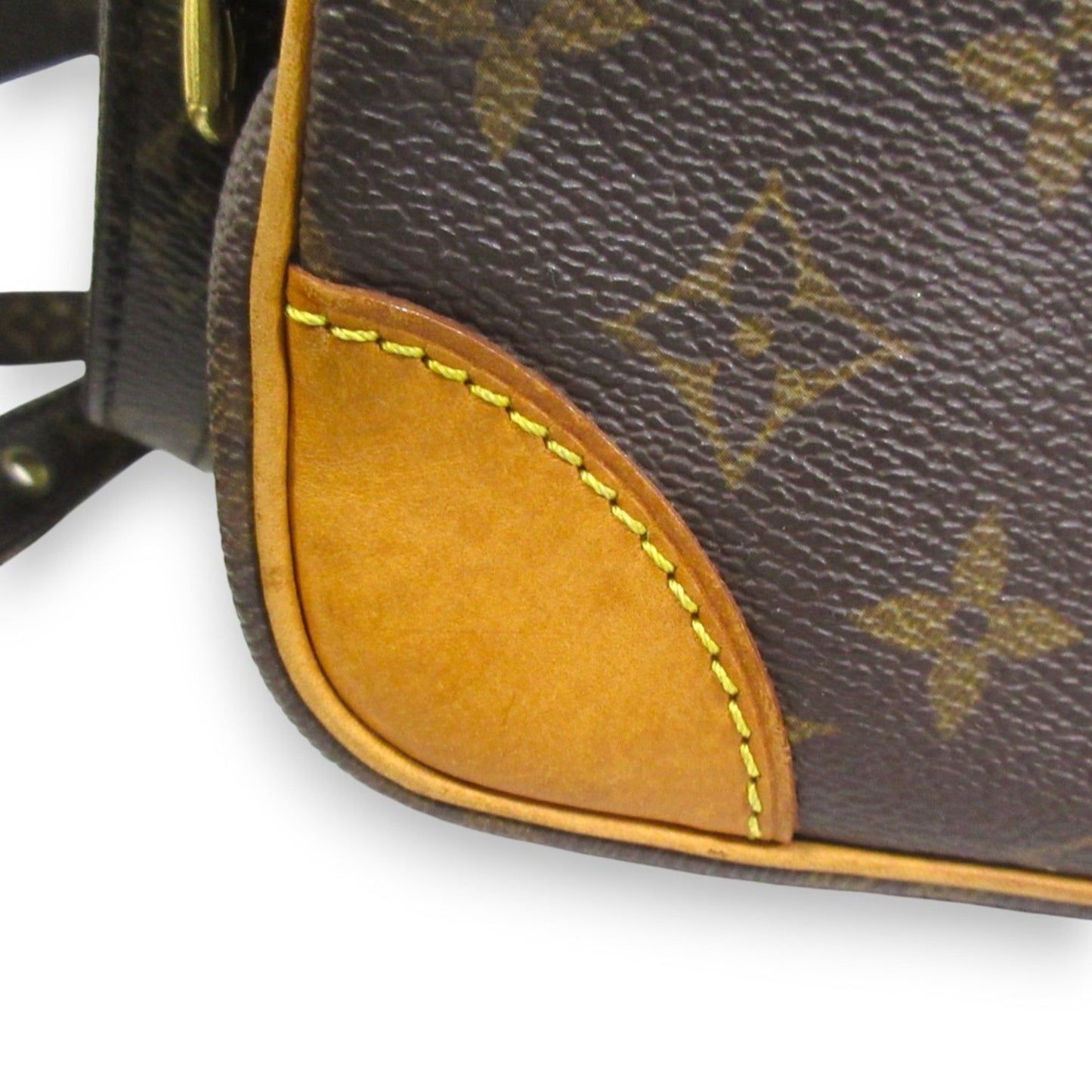 Louis Vuitton Amazon, Brown, Canvas, shoulder
