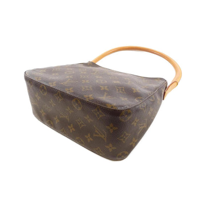 Louis Vuitton Looping MM, Brown, Canvas, shoulder