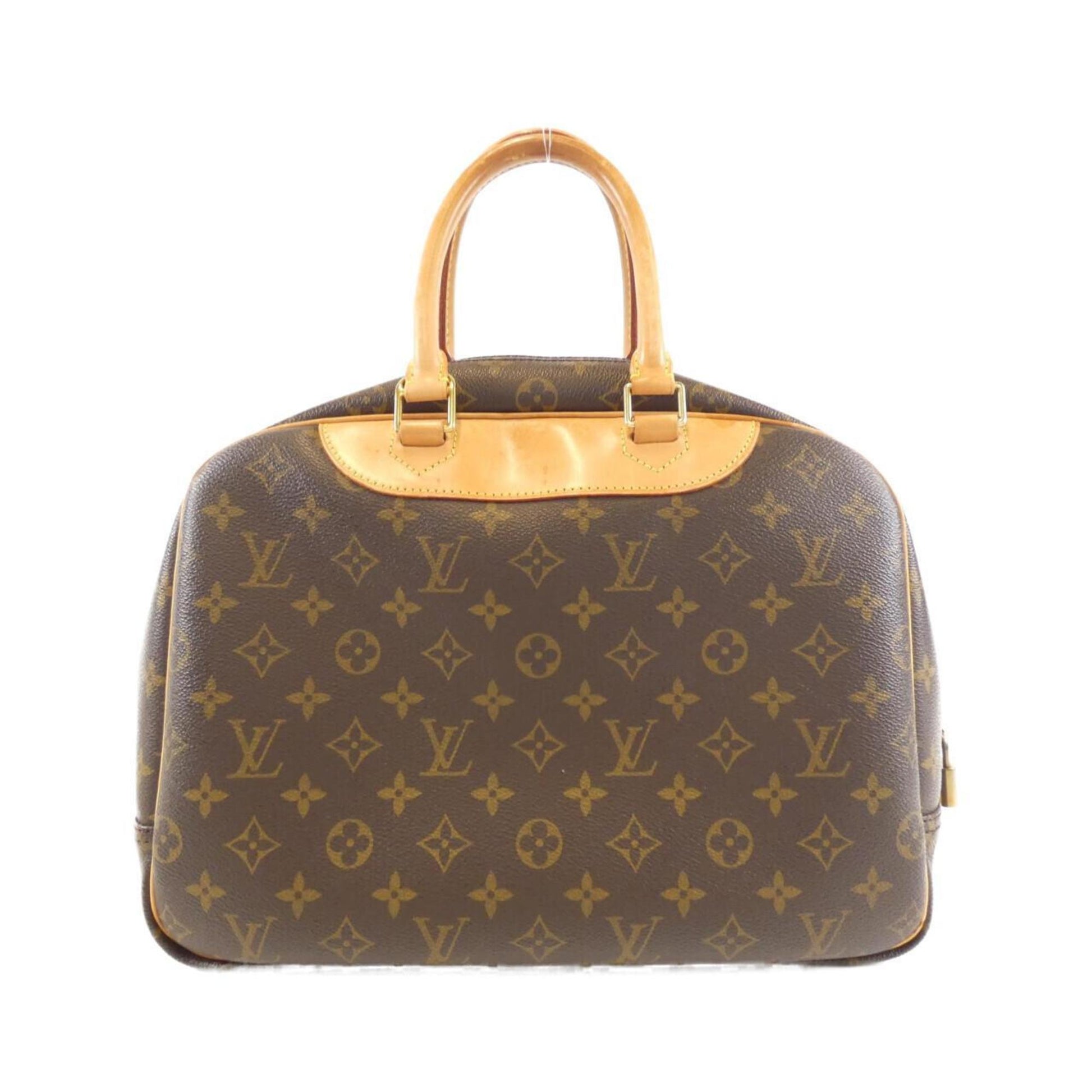 Louis Vuitton Deauville, Brown, Canvas, handbag
