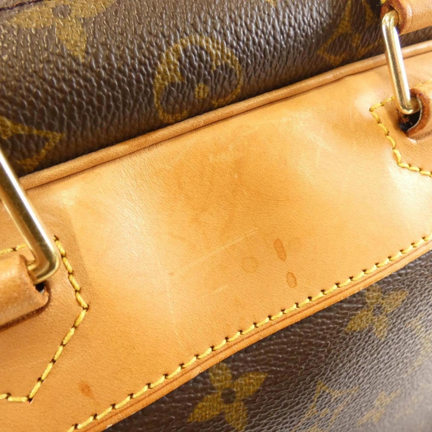 Louis Vuitton Deauville, Brown, Canvas, handbag