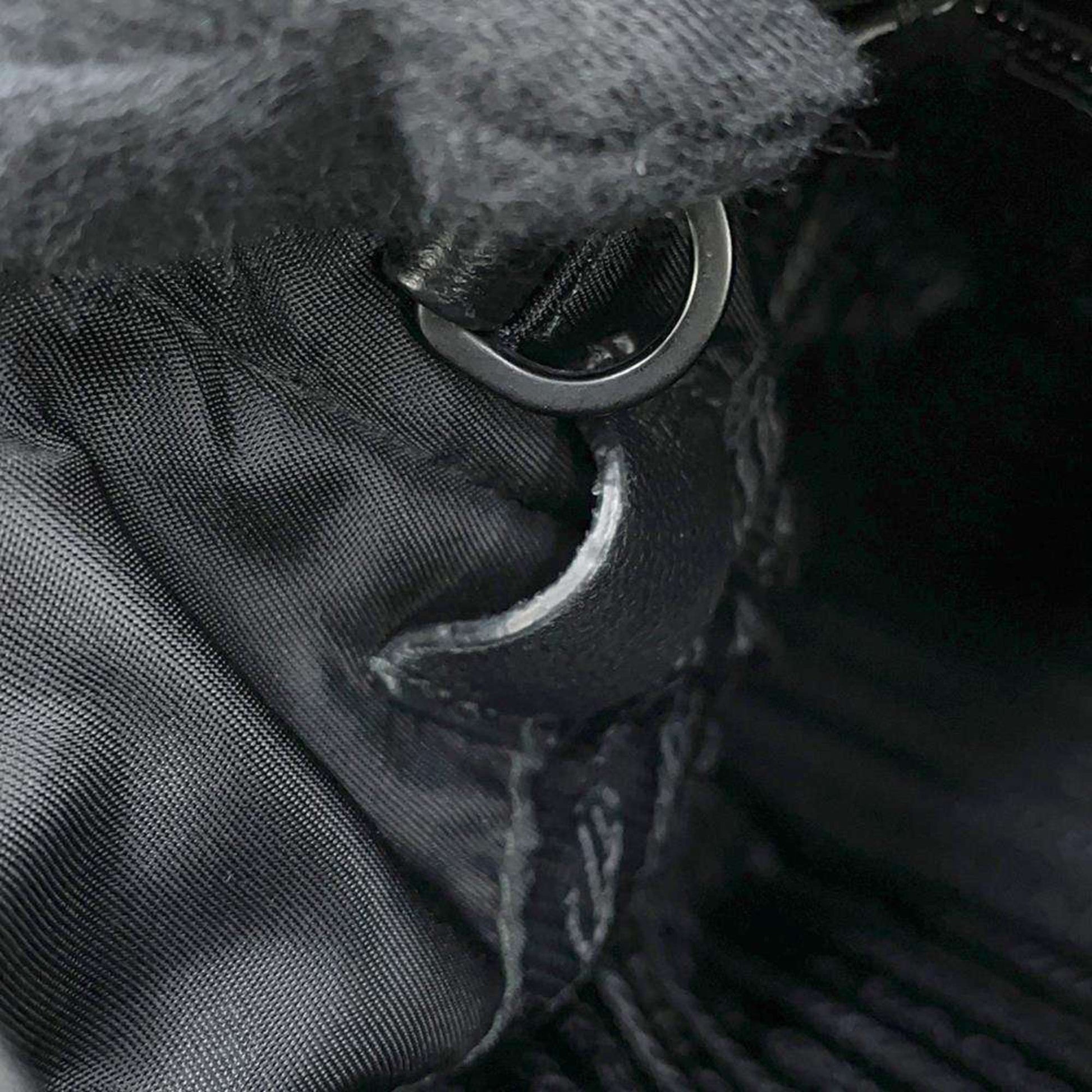Prada, Black, NYLON, handbag