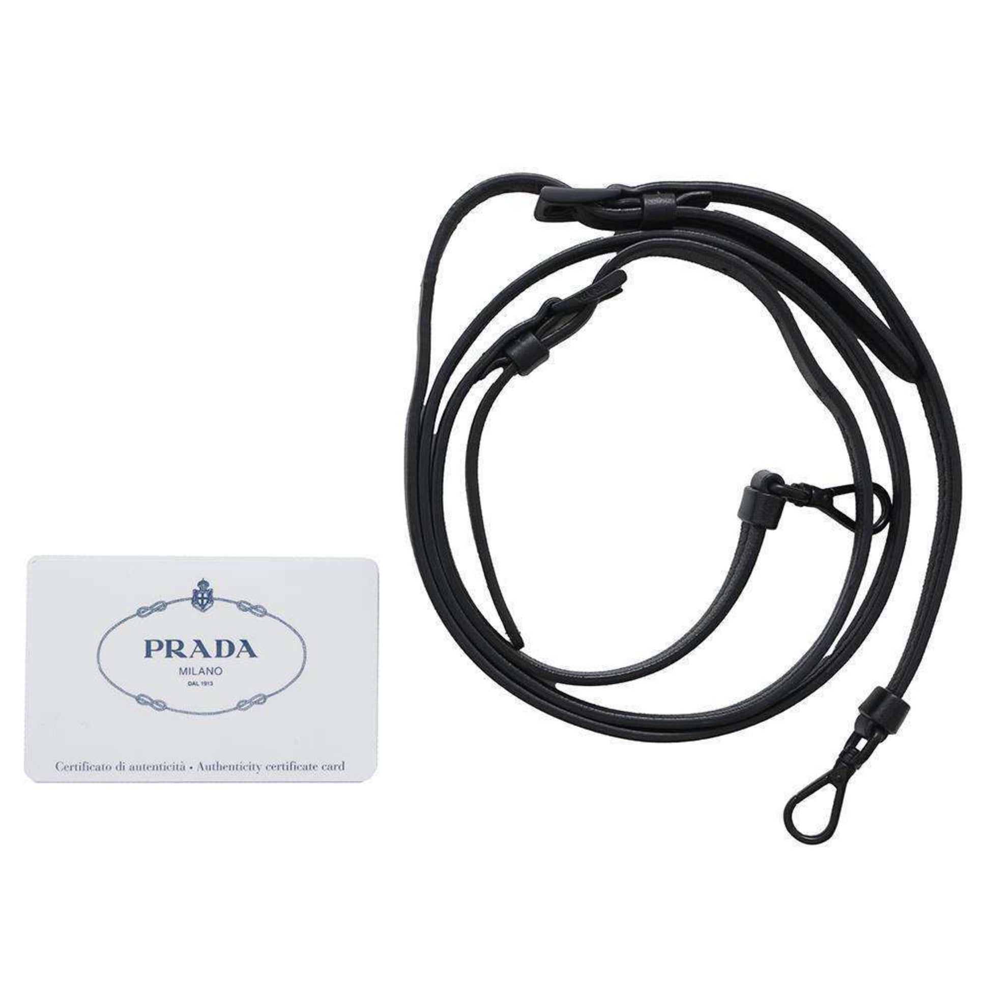 Prada, Black, NYLON, handbag