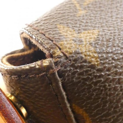 Louis Vuitton Mini looping, Brown, Canvas, shoulder