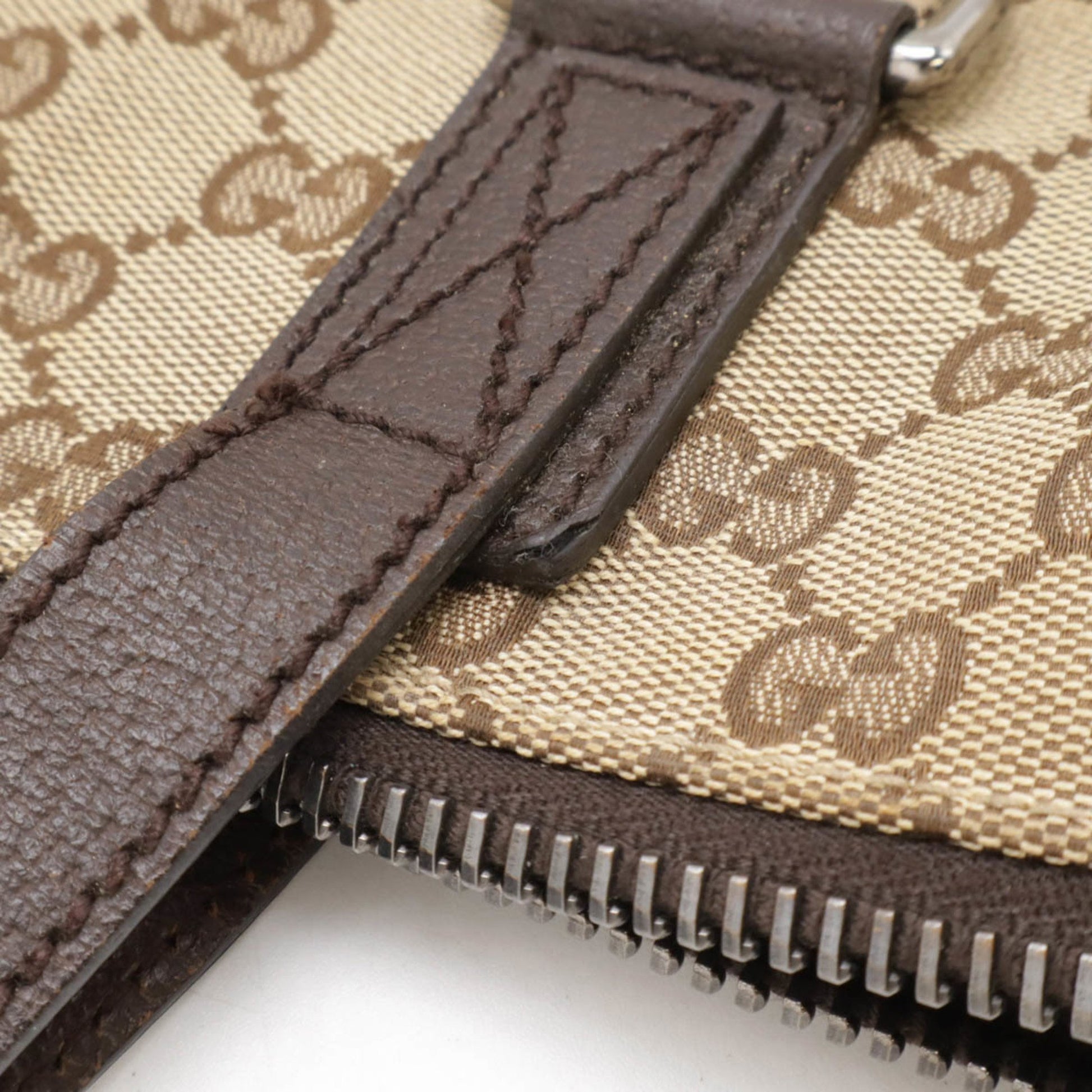 Gucci GG canvas, Brown, Canvas, tote