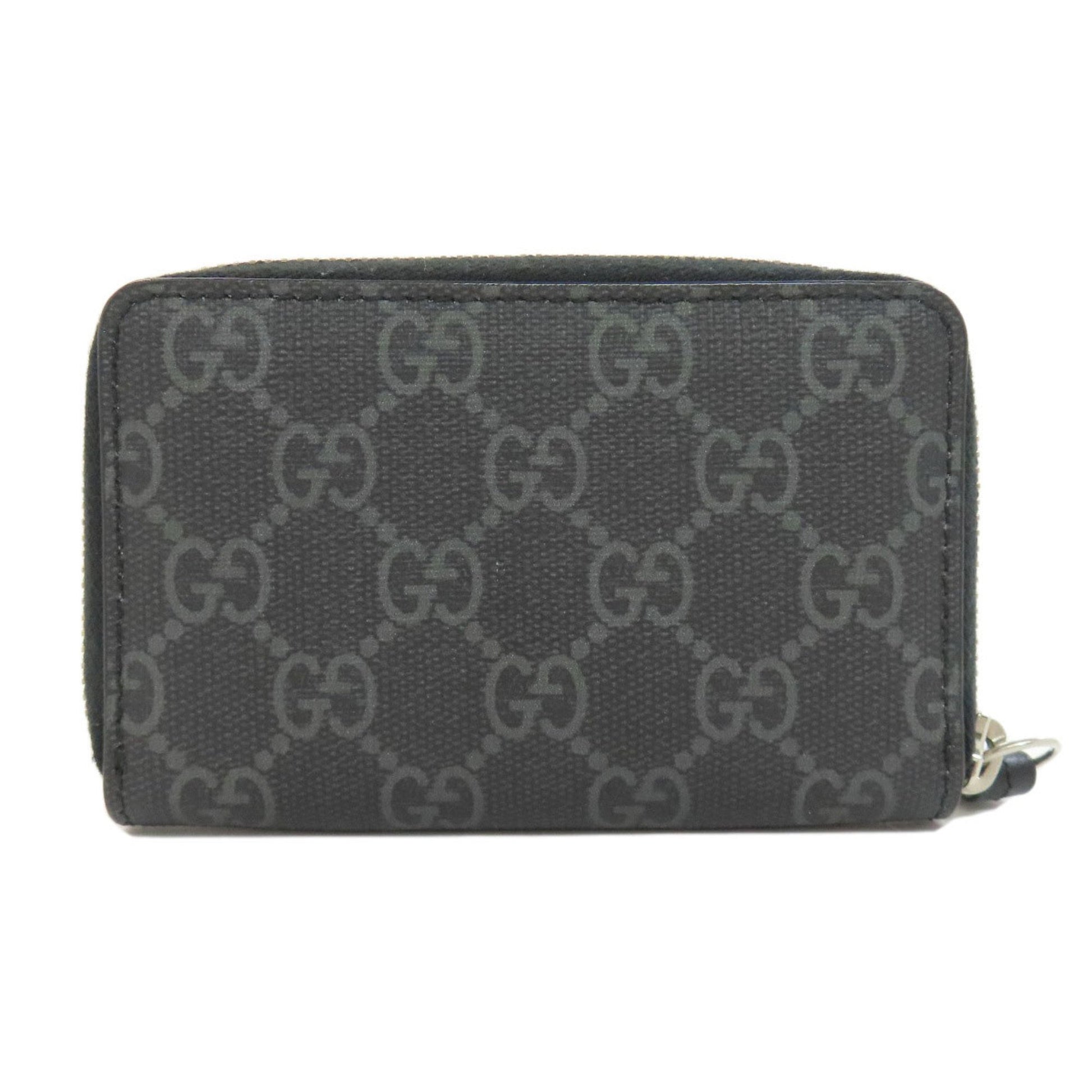 Gucci GG Supreme, Black, Canvas, wallet