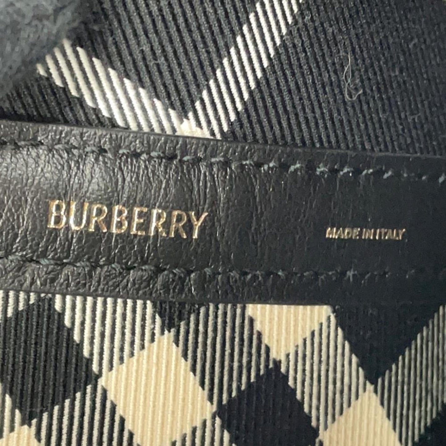 Burberry, Black, Canvas, tote