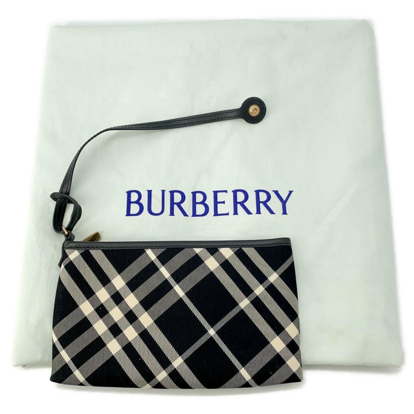 Burberry, Black, Canvas, tote