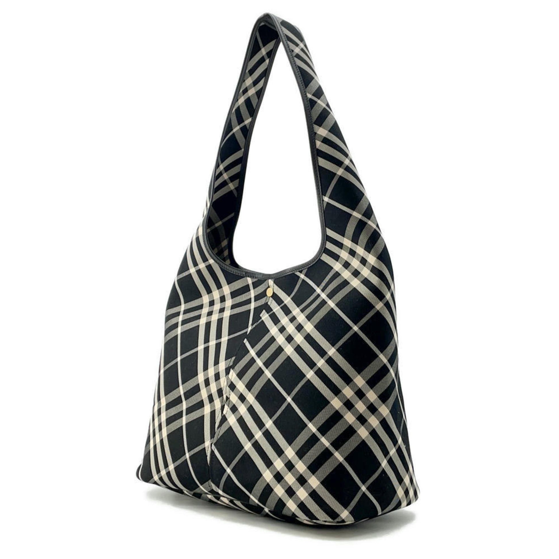 Burberry, Black, Canvas, tote