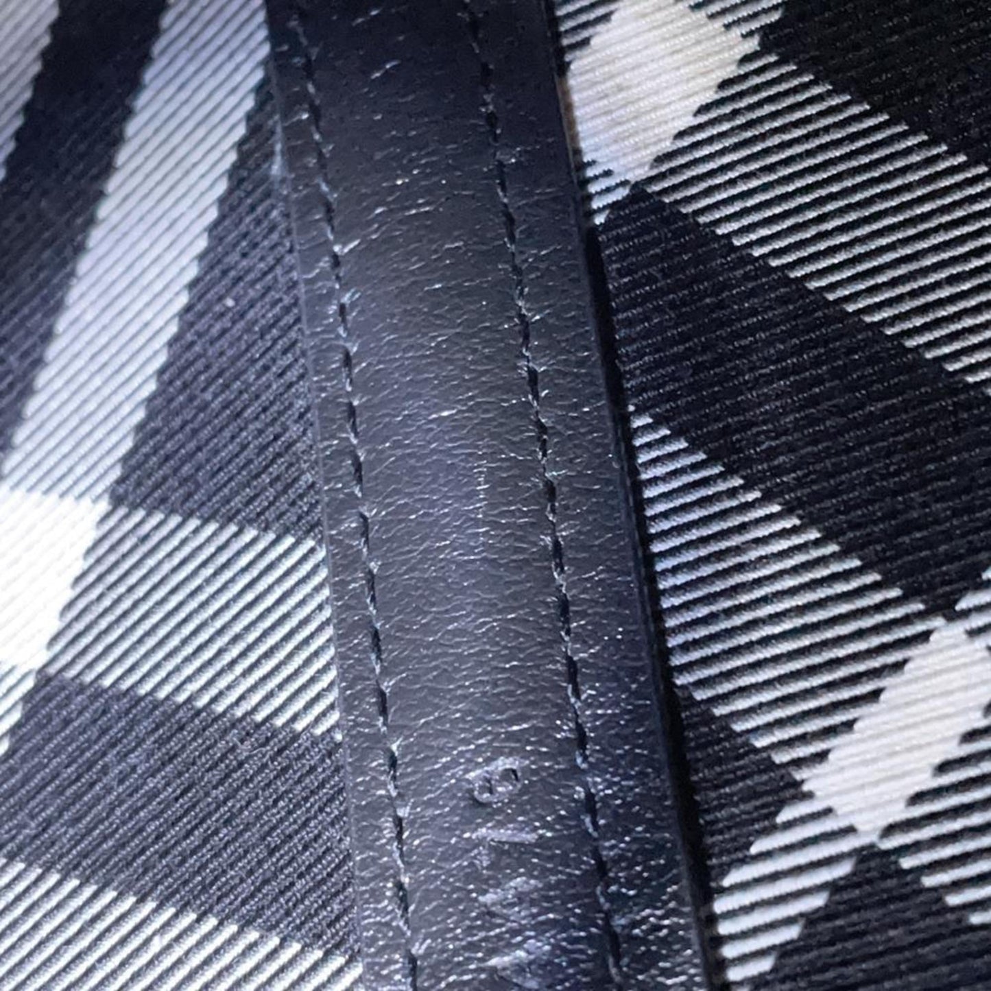 Burberry, Black, Canvas, tote