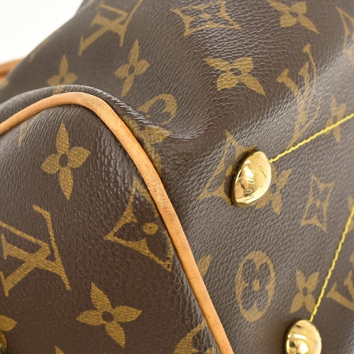 Louis Vuitton Tivoli Monogram Canvas, Brown, Canvas, Handbag