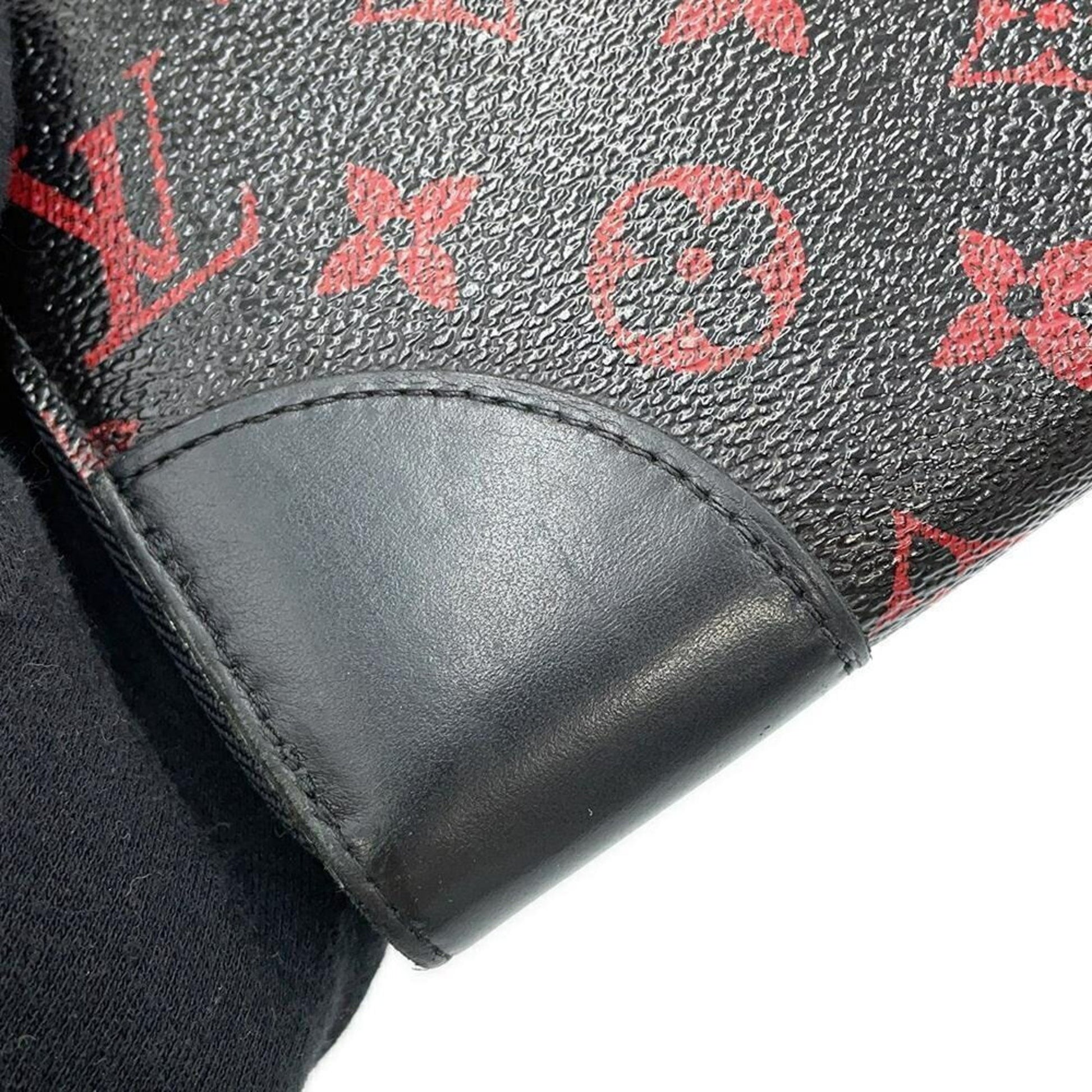 Louis Vuitton Monogram, Black, Canvas, wallet