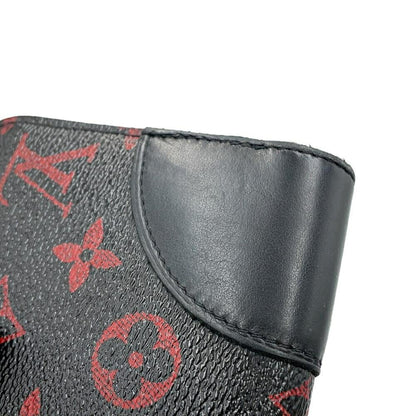 Louis Vuitton Monogram, Black, Canvas, wallet