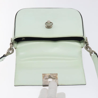 Celine Flap Shoulder Leather, Silver, Leather, Shoulder Bag