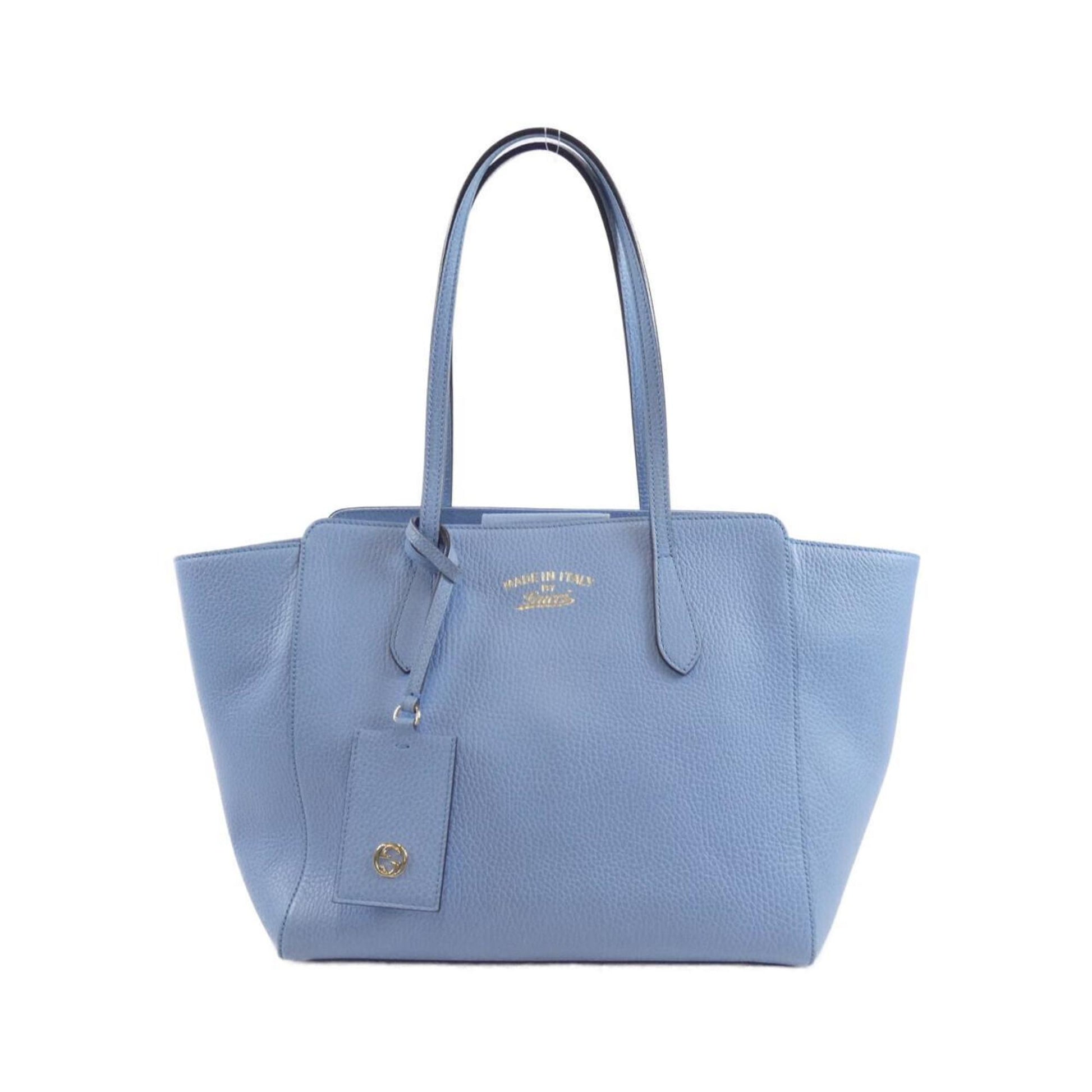 Gucci Swing, Blue, Leather, tote
