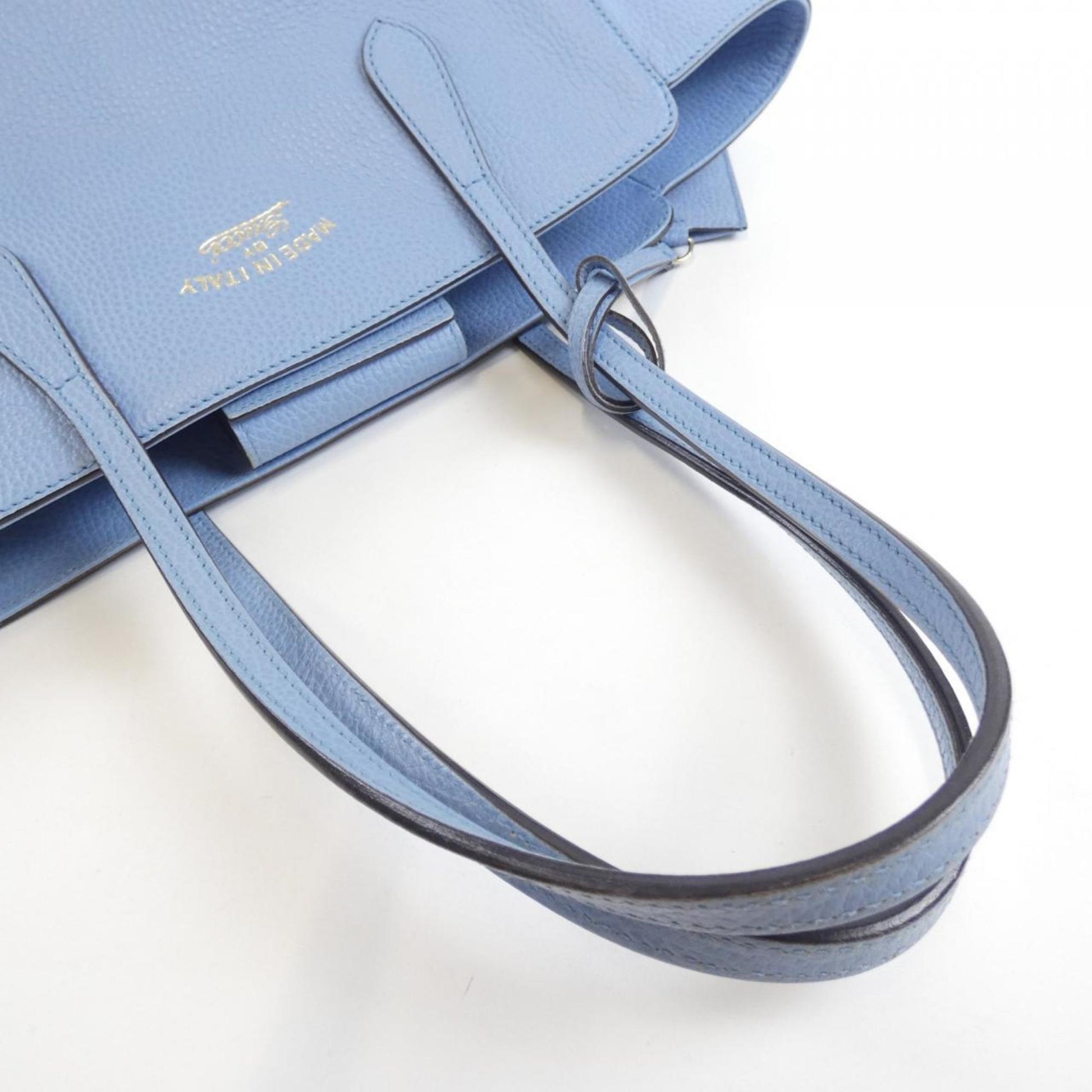 Gucci Swing, Blue, Leather, tote