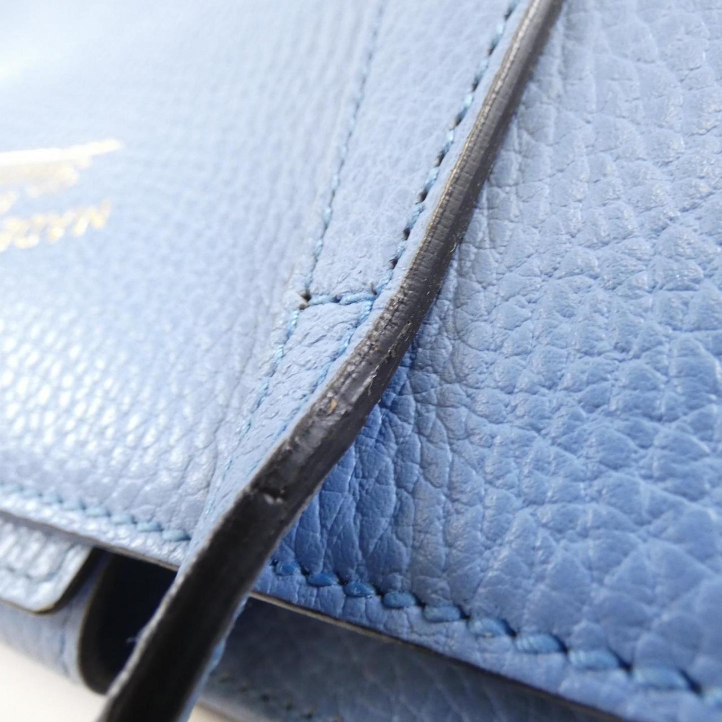 Gucci Swing, Blue, Leather, tote