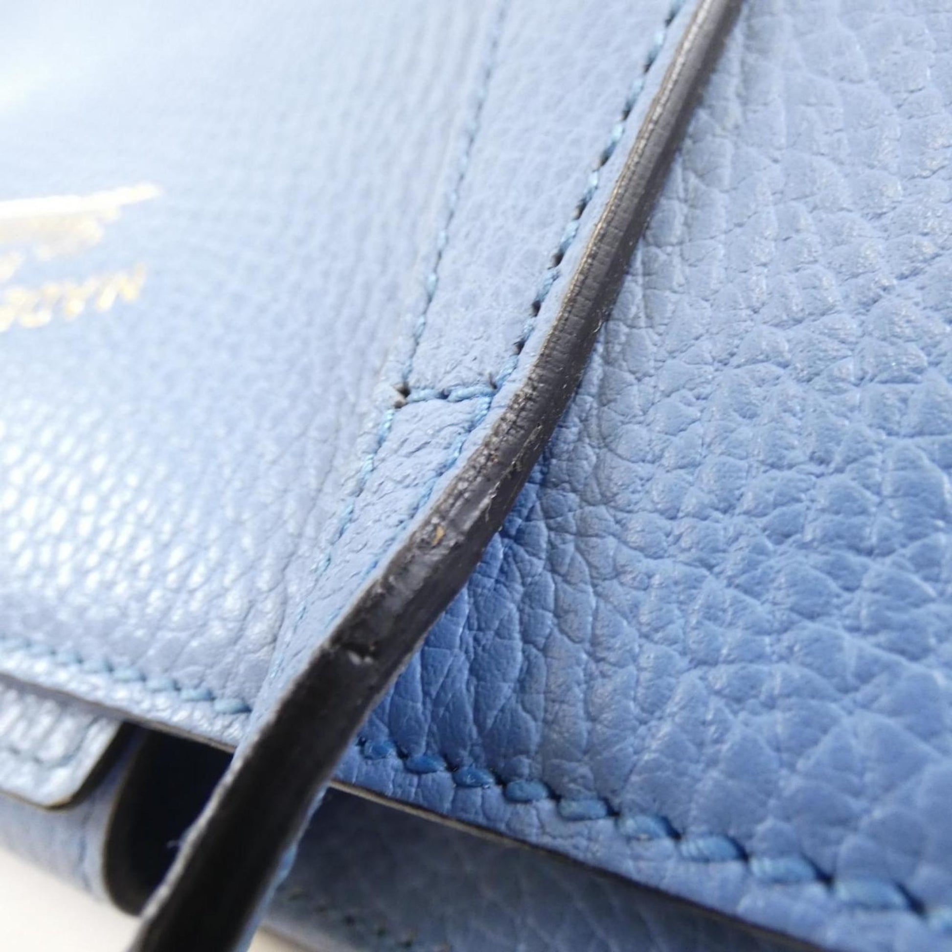 Gucci Swing, Blue, Leather, tote