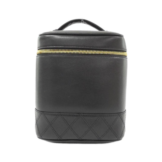 Chanel Vanity, Black, Leather, clutch