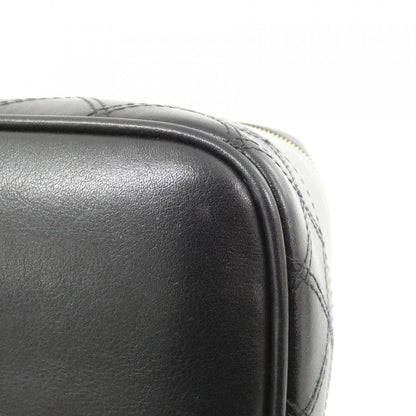 Chanel Vanity, Black, Leather, clutch