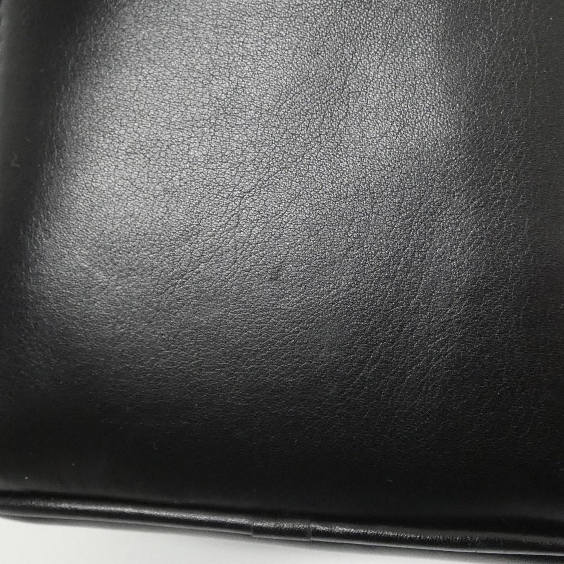 Chanel Vanity, Black, Leather, clutch