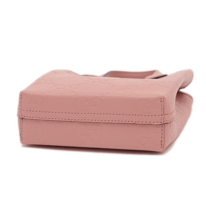 Gucci GG Jumbo, Pink, Leather, shoulder