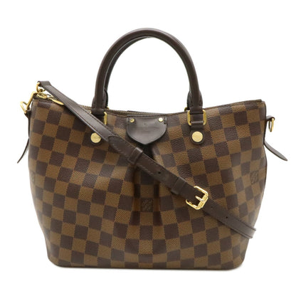 Louis Vuitton Siena, Brown, Canvas, handbag