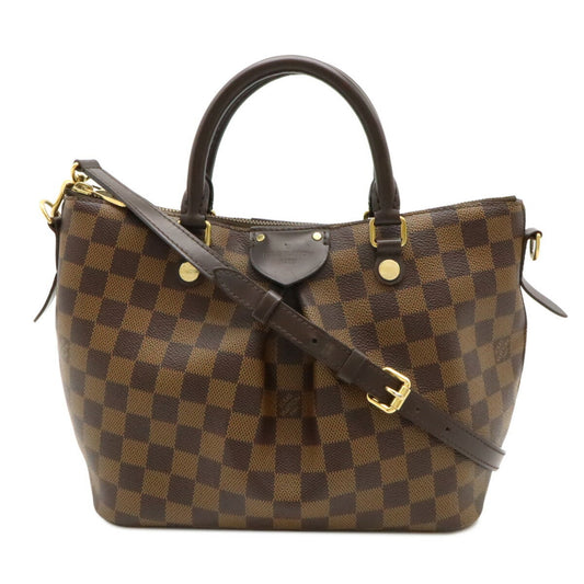 Louis Vuitton Siena, Brown, Canvas, handbag