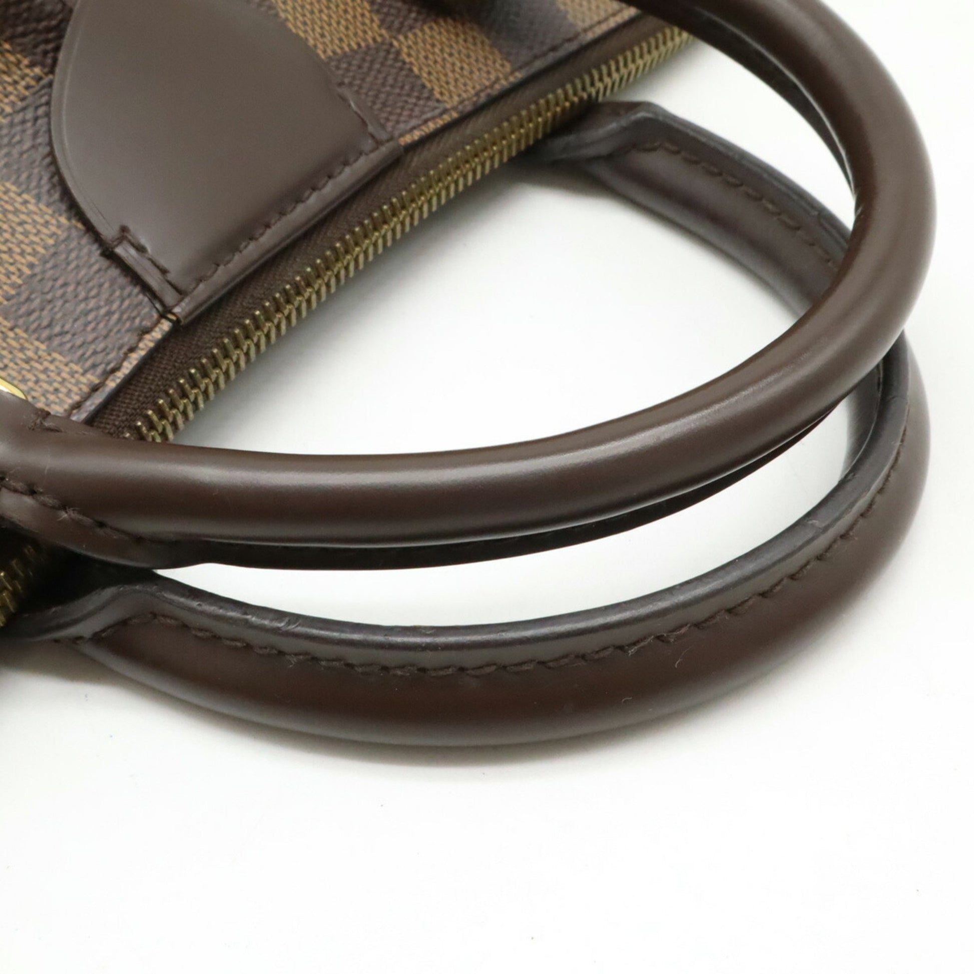 Louis Vuitton Siena, Brown, Canvas, handbag