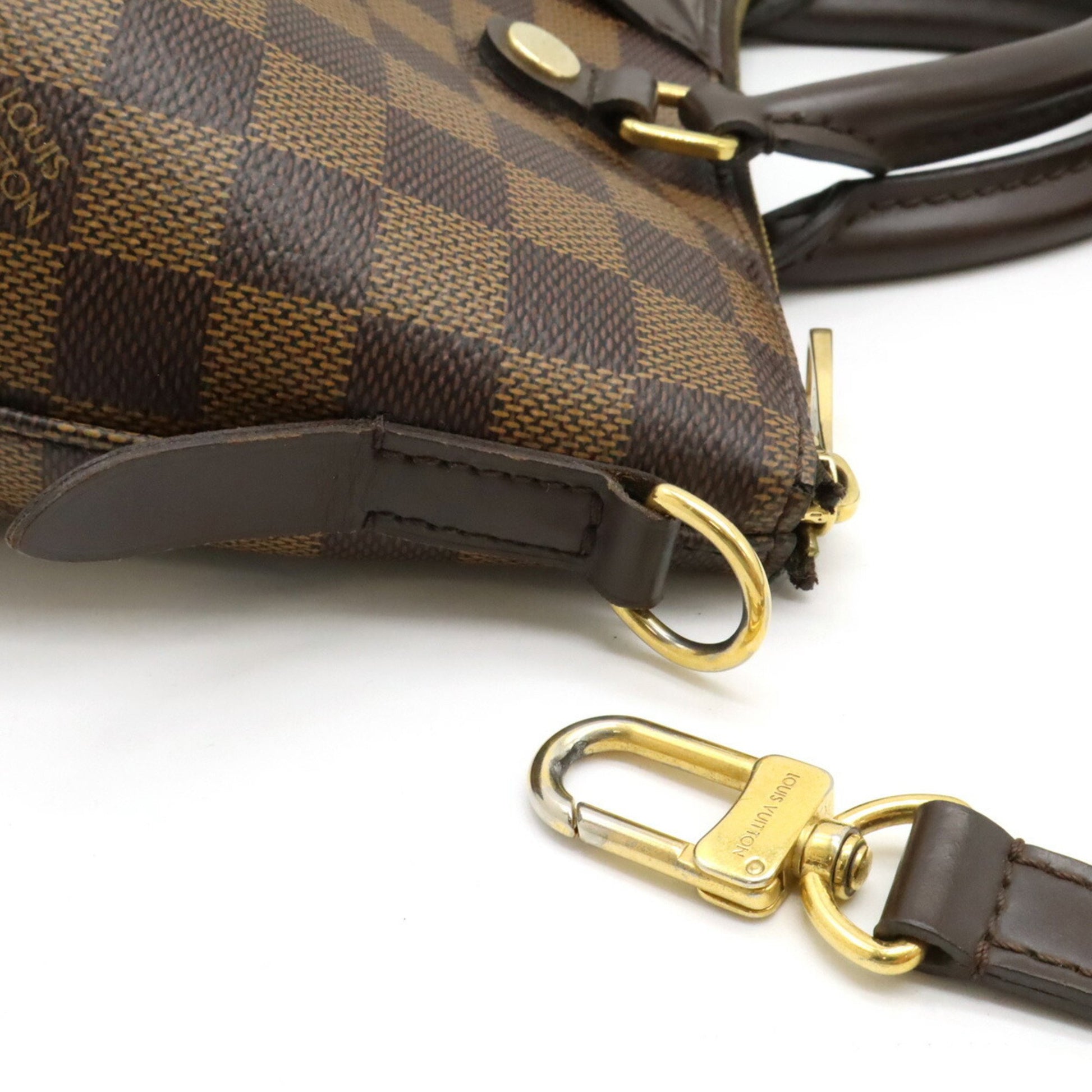 Louis Vuitton Siena, Brown, Canvas, handbag