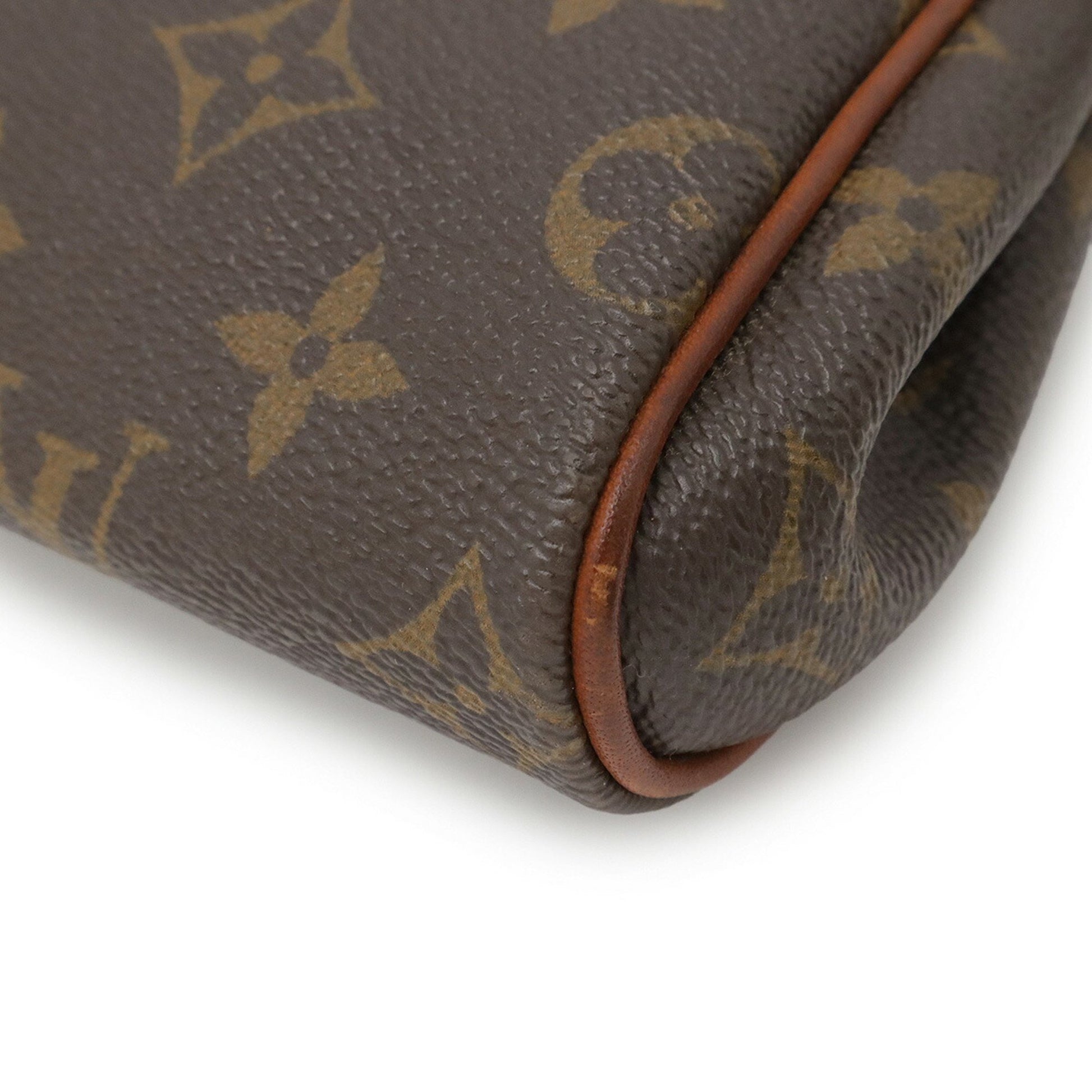 Louis Vuitton Eva, Brown, Canvas, shoulder
