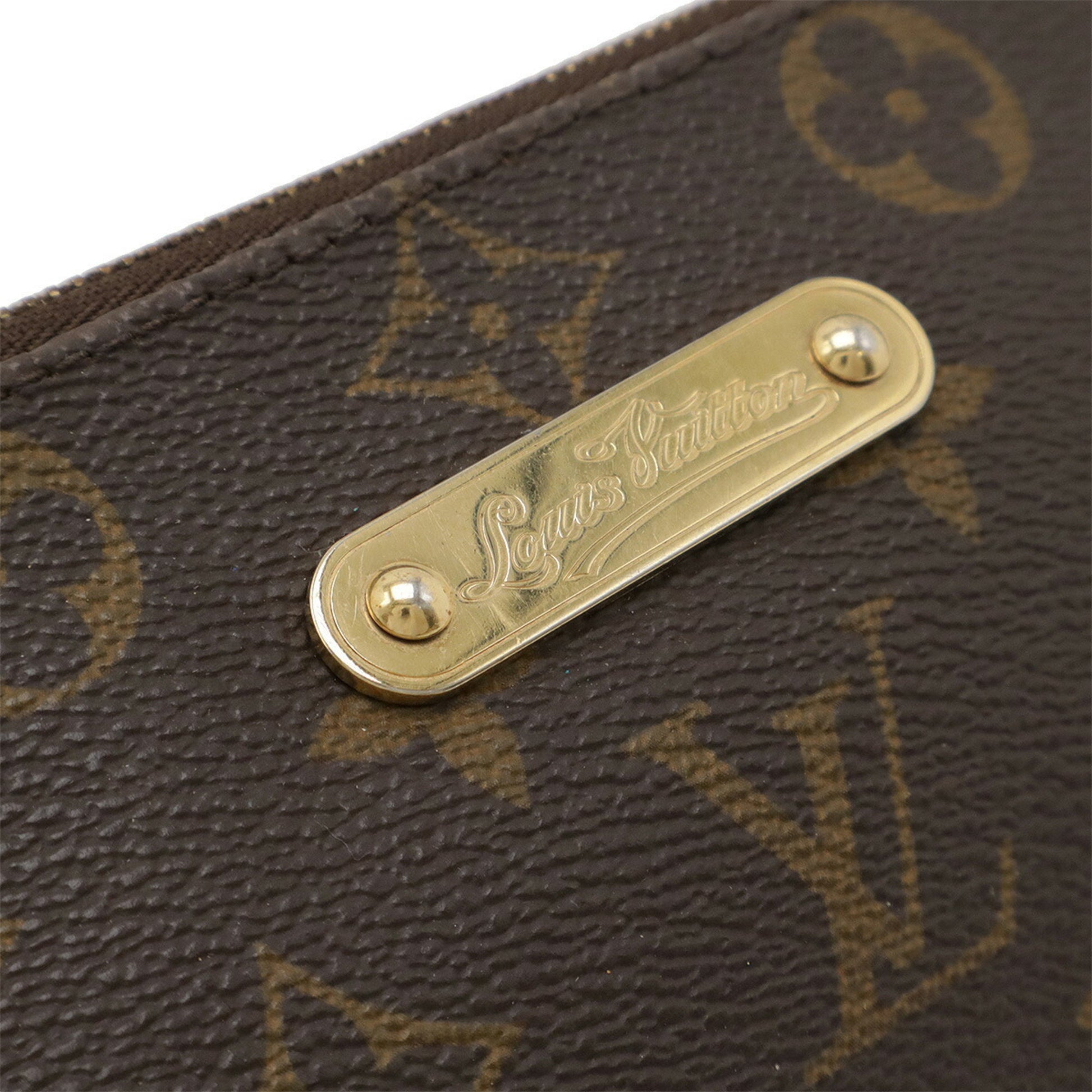 Louis Vuitton Eva, Brown, Canvas, shoulder